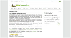 Desktop Screenshot of gsm-security.net